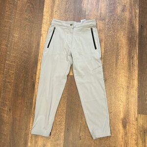 Columbia‎ Daytrekker Pants Size 10/12 Gray Cargo Zip Pocket Camping Activewear